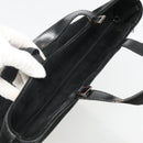 GUCCI Hand Bag Suede Black 002 2113 0475 Auth ac3642-6