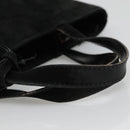 GUCCI Hand Bag Suede Black 002 2113 0475 Auth ac3642-7
