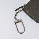 GUCCI Diamante Coin Purse Leather Gray 250467 Auth ac3658-7