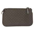 GUCCI Diamante Coin Purse Leather Gray 250467 Auth ac3658-2