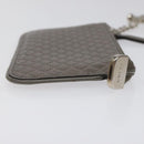 GUCCI Diamante Coin Purse Leather Gray 250467 Auth ac3658-3