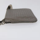 GUCCI Diamante Coin Purse Leather Gray 250467 Auth ac3658-4