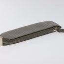 GUCCI Diamante Coin Purse Leather Gray 250467 Auth ac3658-6