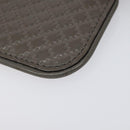 GUCCI Diamante Coin Purse Leather Gray 250467 Auth ac3658-14