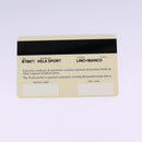 PRADA Shoulder Bag Nylon Beige Silver Auth ac3661-12