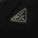 PRADA Hand Bag Nylon Black Silver Auth ac3668-17