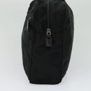 PRADA Hand Bag Nylon Black Silver Auth ac3668-3