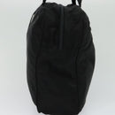 PRADA Hand Bag Nylon Black Silver Auth ac3668-4