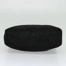 PRADA Hand Bag Nylon Black Silver Auth ac3668-5