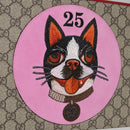 GUCCI GG Supreme BODCO Clutch Bag PVC Beige Gold 506280 Auth ac3672AV-17