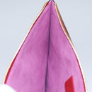 GUCCI GG Supreme BODCO Clutch Bag PVC Beige Gold 506280 Auth ac3672AV-19