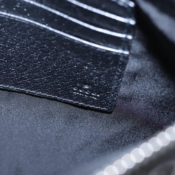 GUCCI GG Canvas Off The Grid Clutch Bag Black 625598 Auth ac3673V