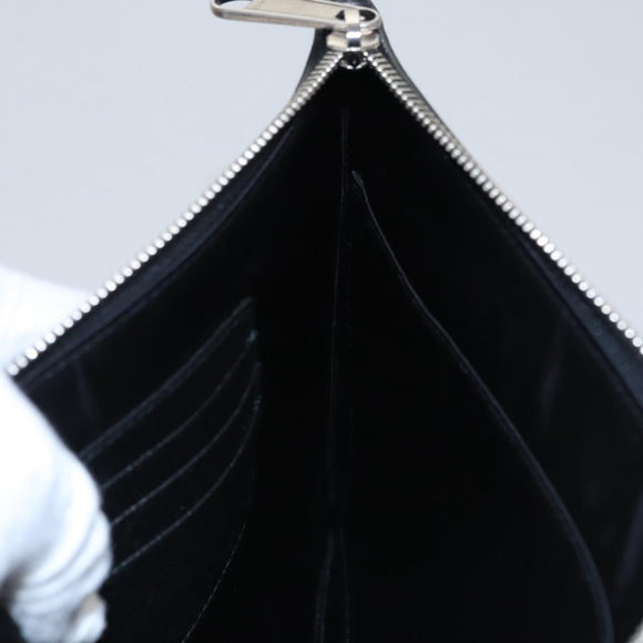 GUCCI GG Canvas Off The Grid Clutch Bag Black 625598 Auth ac3673A