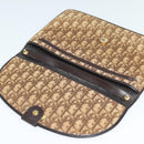Christian Dior Trotter Canvas Shoulder Bag Brown Auth ac3674-8