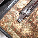 Christian Dior Trotter Canvas Shoulder Bag Brown Auth ac3674-11
