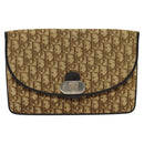 Christian Dior Trotter Canvas Shoulder Bag Brown Auth ac3674-13