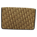 Christian Dior Trotter Canvas Shoulder Bag Brown Auth ac3674-2