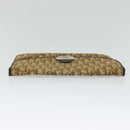 Christian Dior Trotter Canvas Shoulder Bag Brown Auth ac3674-5