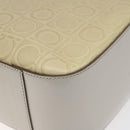 Salvatore Ferragamo Shoulder Bag Leather Beige Auth ac3690-14