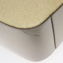 Salvatore Ferragamo Shoulder Bag Leather Beige Auth ac3690-9