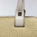 Salvatore Ferragamo Shoulder Bag Leather Beige Auth ac3690-17