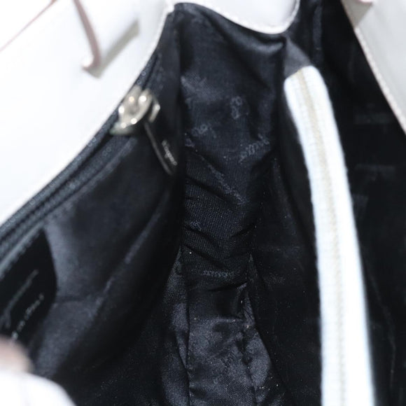 Salvatore Ferragamo Shoulder Bag Leather Beige Auth ac3690