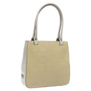 Salvatore Ferragamo Shoulder Bag Leather Beige Auth ac3690-1