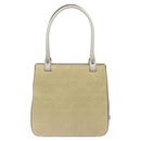 Salvatore Ferragamo Shoulder Bag Leather Beige Auth ac3690-2