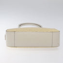 Salvatore Ferragamo Shoulder Bag Leather Beige Auth ac3690-5
