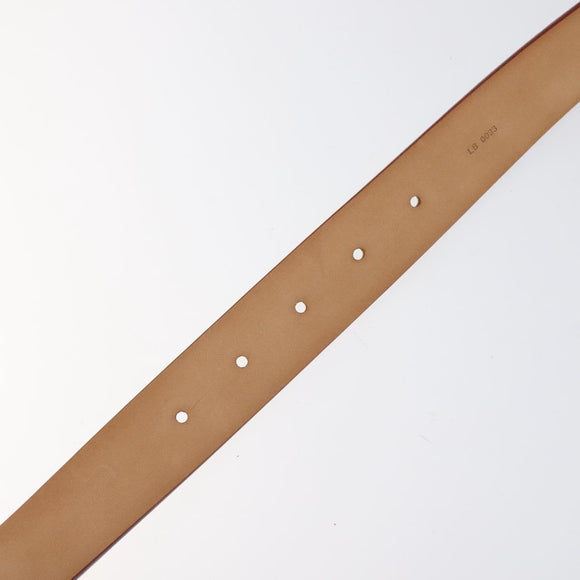 LOUIS VUITTON Multicolor Ceinture Care Belt 34.6"" White M9682 LV Auth ac3693