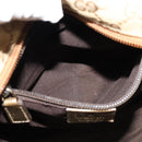 GUCCI GG Canvas Sherry Line Hand Bag Beige Gold pink 131228 Auth ac3698-19