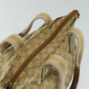 GUCCI GG Canvas Sherry Line Hand Bag Beige Gold pink 131228 Auth ac3698-6