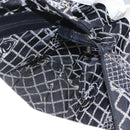 CHANEL Tote Bag Leather White Silver CC Auth ac3702-17