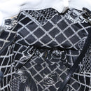 CHANEL Tote Bag Leather White Silver CC Auth ac3702-18