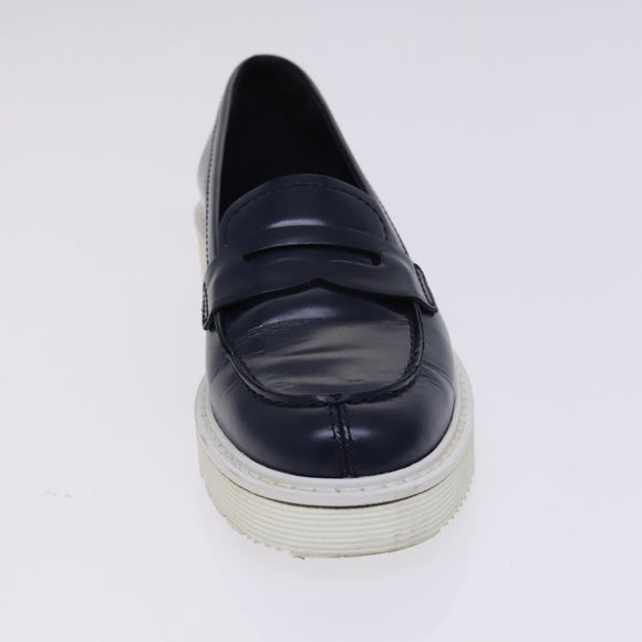 PRADA Sports Loafers shoes Leather Navy Auth ac3709
