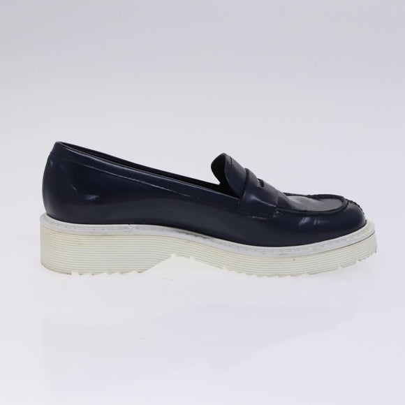 PRADA Sports Loafers shoes Leather Navy Auth ac3709