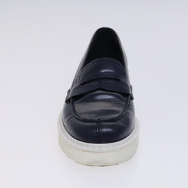 PRADA Sports Loafers shoes Leather Navy Auth ac3709 - 0