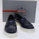 PRADA Sports Loafers shoes Leather Navy Auth ac3709-22