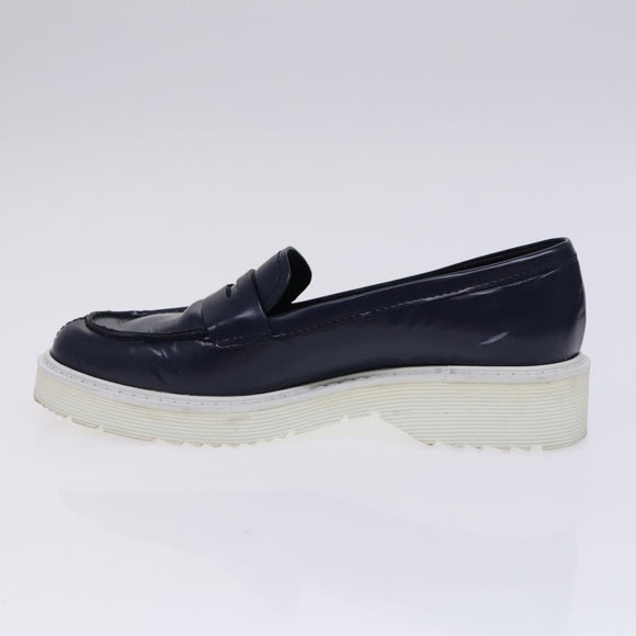 PRADA Sports Loafers shoes Leather Navy Auth ac3709