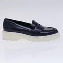 PRADA Sports Loafers shoes Leather Navy Auth ac3709-5