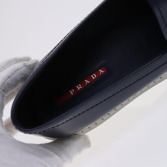 PRADA Sports Loafers shoes Leather Navy Auth ac3709