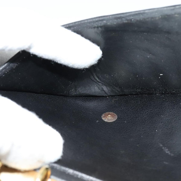 VERSACE Day Planner Cover Leather Black Auth ac3711