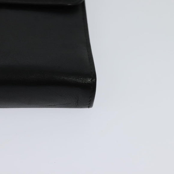 VERSACE Day Planner Cover Leather Black Auth ac3711