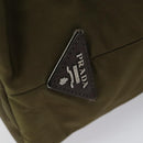 PRADA Hand Bag Nylon 2way Khaki Auth ac3713-14