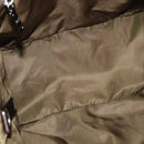 PRADA Hand Bag Nylon 2way Khaki Auth ac3713-15