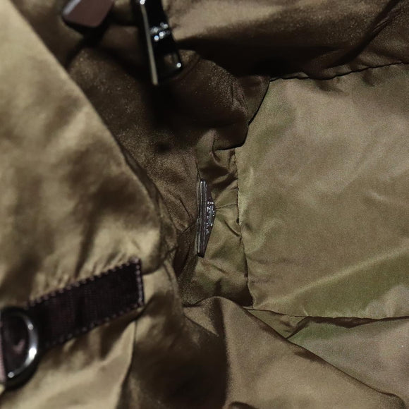 PRADA Hand Bag Nylon 2way Khaki Auth ac3713