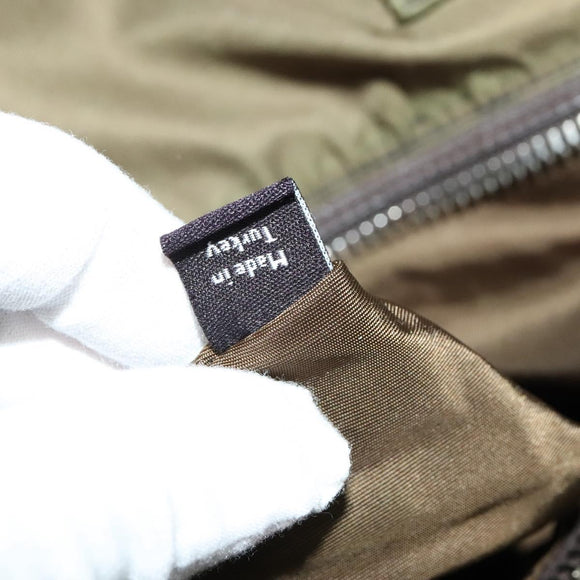 PRADA Hand Bag Nylon 2way Khaki Auth ac3713