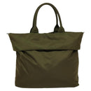 PRADA Hand Bag Nylon 2way Khaki Auth ac3713-2