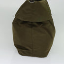 PRADA Hand Bag Nylon 2way Khaki Auth ac3713-4