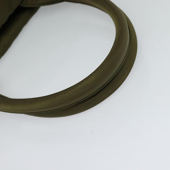 PRADA Hand Bag Nylon 2way Khaki Auth ac3713